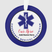 EMT kerstcadeautjes Ornament (voorkant)