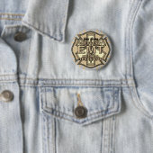 EMT Maltese Cross pin-knop Ronde Button 5,7 Cm (In situ)