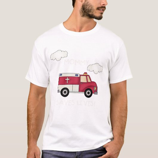 EMT mammie redt levende T-shirts en cadeautjes (Voorkant)