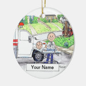 EMT - Mannelijk Keramisch Ornament (Links)