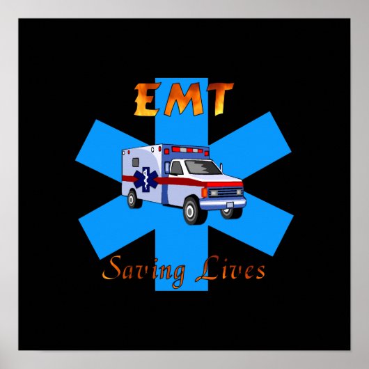 EMT - Opslaan van levens Poster (Voorkant)