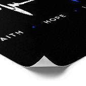 EMT Paramedic EMS Emergency Faith Hope Love Poster (Hoek)