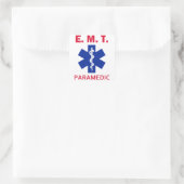 EMT Paramedic Vierkante Sticker (Tas)
