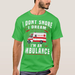 EMT Paramedische Ambulancechauffeur T-shirt