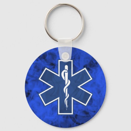 EMT Sleutelhanger-blauw Sleutelhanger (Voorkant)