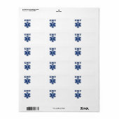 EMT Ster van leven Etiket (Full Sheet)