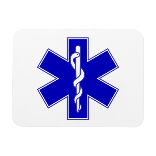 EMT Ster van leven Magneet (Horizontaal)