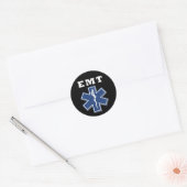 EMT Ster van leven Ronde Sticker (Envelop)