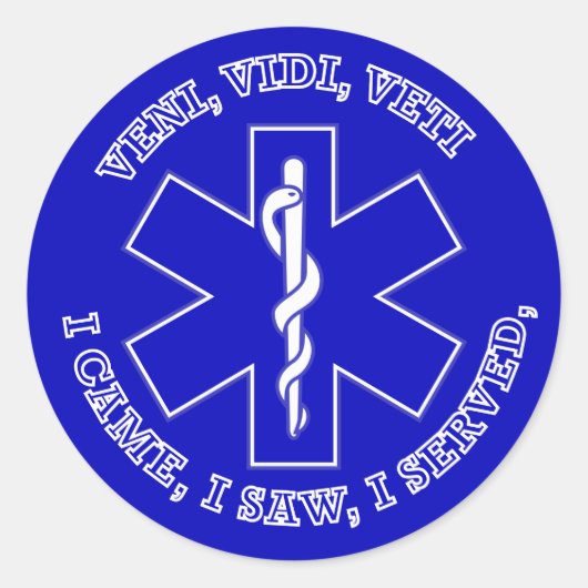 EMT Ster van levensverzekering Ronde Sticker (Voorkant)