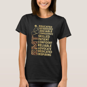 Emt Stethoscoop onderwezen bepaalde inspirerende z T-shirt