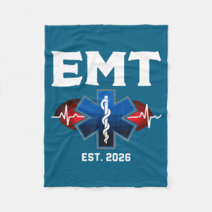 EMT-student afstuderen EMT EST ontwerp Fleece Deken