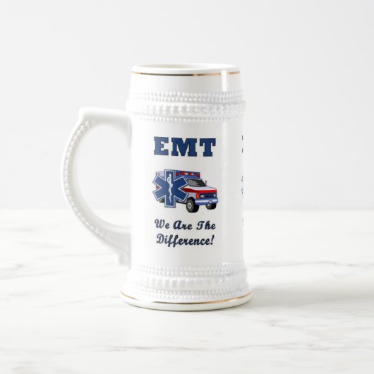 EMT We zijn het verschil Bierpul (Links)