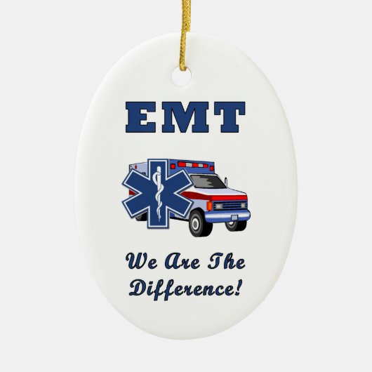 EMT We zijn het verschil Keramisch Ornament (Voorkant)