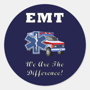 EMT We zijn het verschil Ronde Sticker