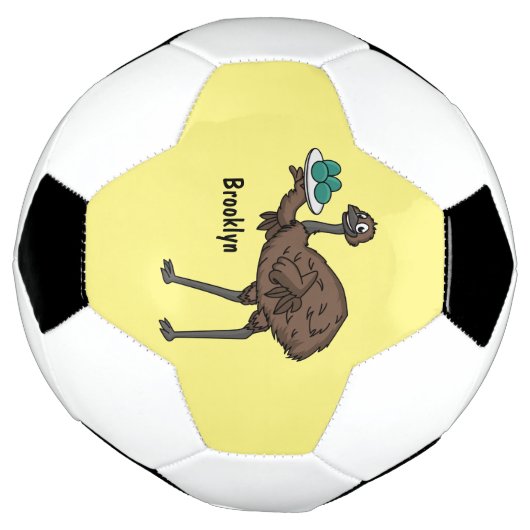 Emu avec dessin animé d'oeufs (Tourné)