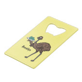 Emu avec dessin animé d'oeufs (Devant Angle)