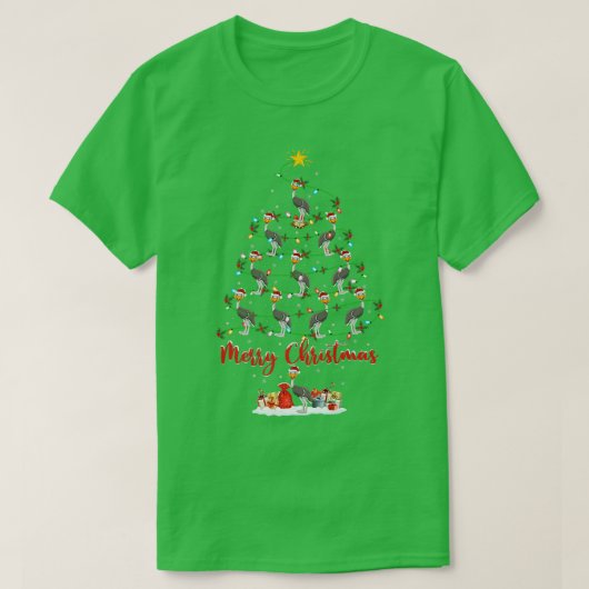 Emu Bird Lover Xmas Matching Santa Emu Kerstmis T T-shirt (Design voorkant)