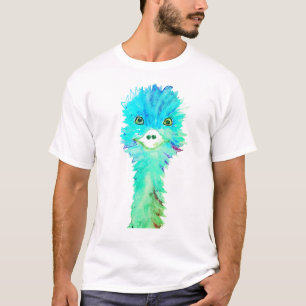 Emu Birds Funny Humor Ostrich Emo Animal T-shirt