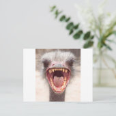 emu briefkaart (Staand voorkant)