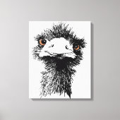 Emu Canvas Afdruk (Voorkant)