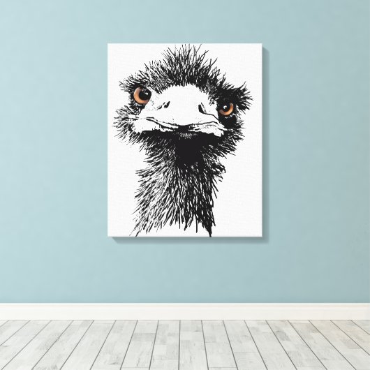 Emu Canvas Afdruk (Insitu (Houten vloer))