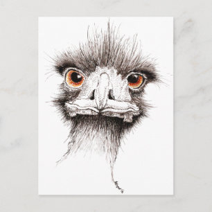 Emu door Inkspot Briefkaart