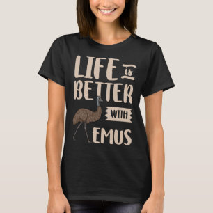 Emu-kostuum Australië struisvogel vogel T-shirt