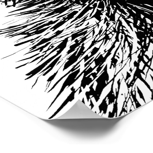 Emu - Pen en Inkt Poster (Hoek)