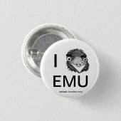 Emu-toets Ronde Button 3,2 Cm (Voorkant /achterkant)