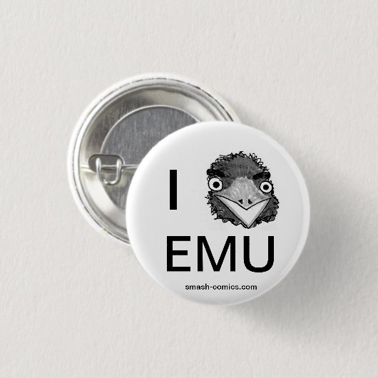 Emu-toets Ronde Button 3,2 Cm (Voorkant /achterkant)