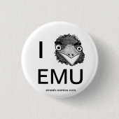 Emu-toets Ronde Button 3,2 Cm (Voorkant)