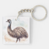 EMU-Waterverf Art Sleutelhanger (Achterkant)