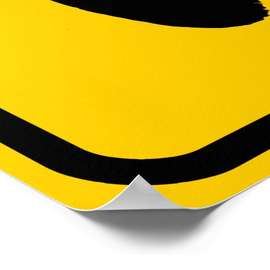 Emu Xing Sign. Poster (Hoek)