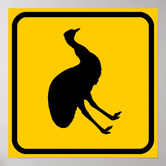 Emu Xing Sign. Poster (Voorkant)