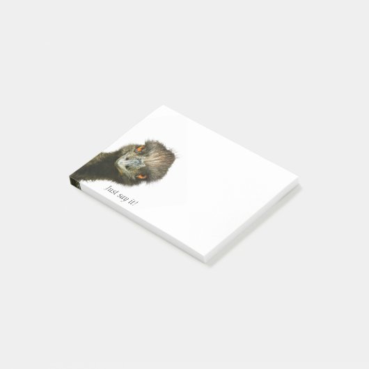 Emu zegt het gewoon post-it® notes (Schuin)