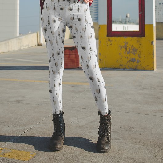 Emus vogelliefhebbers patroon leggings