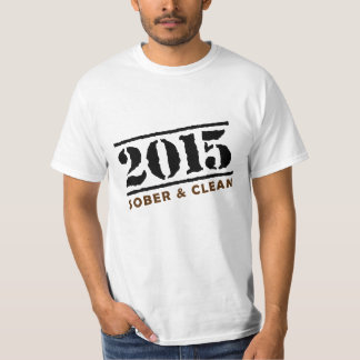 En 2015 T-shirt sobre et propre
