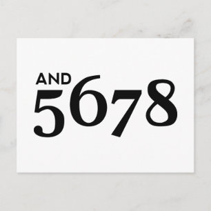 en 5678 briefkaart