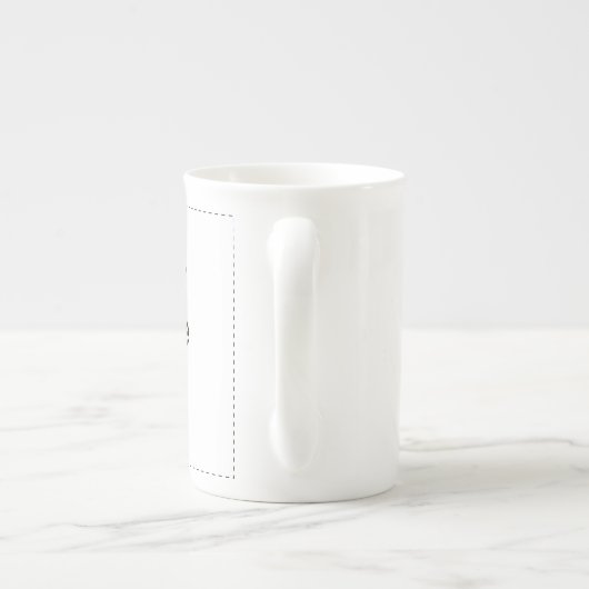  en aanpasbaar - Ontwerp uw eigen Porselein Kop (Achterkant)