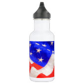 En Acier Inoxydable Bouteille d'eau avec drapeau américain (53 cl) (Droite)