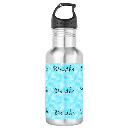 En Acier Inoxydable Bouteille d'eau Breathe-pexagon (Devant)