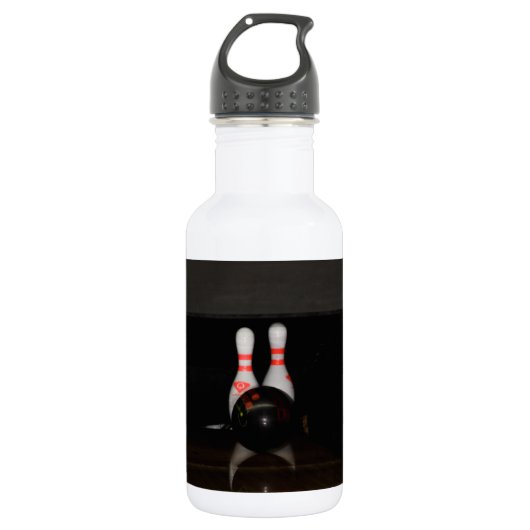 En Acier Inoxydable Bouteille d'eau de Bowling (Devant)