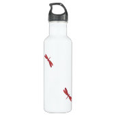 En Acier Inoxydable Bouteille d'eau de coeur de dragon (Dos)