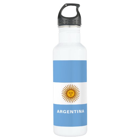 En Acier Inoxydable Bouteille d'eau de drapeau de l'Argentine (Devant)