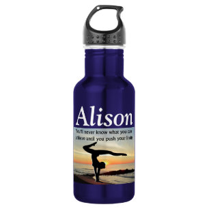 EN ACIER INOXYDABLE BOUTEILLE D'EAU DE GYMNAST PERSONNALISÉE