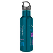 En Acier Inoxydable Bouteille d'eau de motivation (Dos)