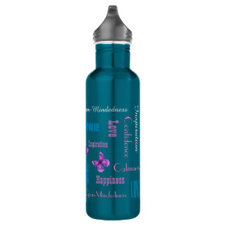 En Acier Inoxydable Bouteille d'eau de motivation