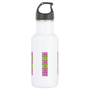 En Acier Inoxydable Bouteille d'eau de nom de table périodique Corenti