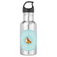 Bouteille d'eau d'emblème de corgi de Namaste
