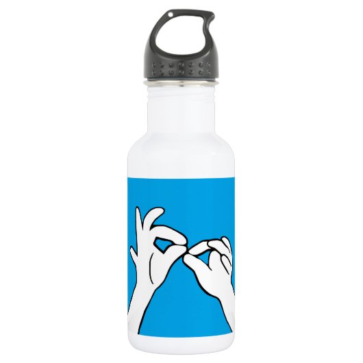 En Acier Inoxydable Bouteille d'eau d'interprète (Devant)
